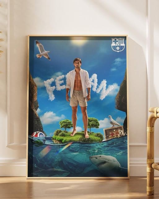 Ferran Torres Barcelona — OFFWALL poster