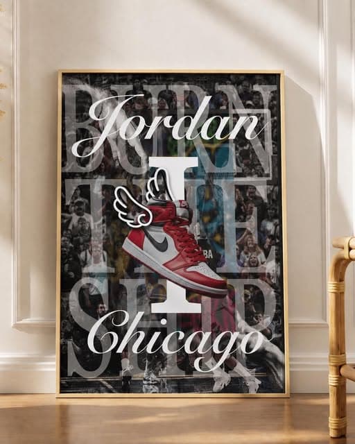 Jordan Chicago poster u OFFWALL ramu